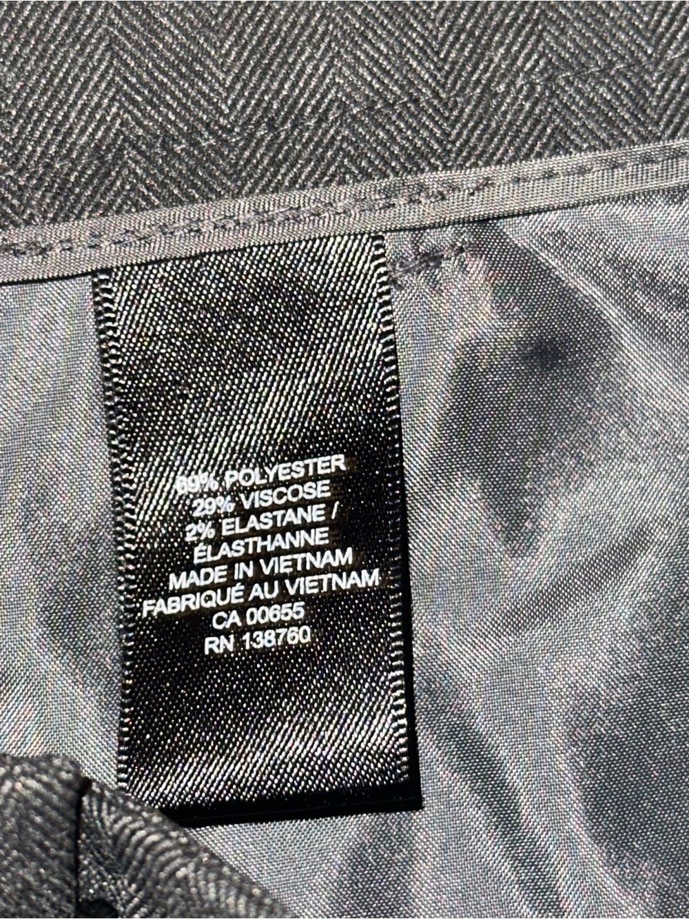 RW&CO. Black Pleated Tapered Dress Pants - Picture 3 of 3